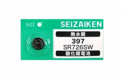 高性能無水銀　酸化銀電池　SR726SW(397)　国内流通品モデル