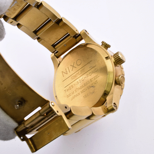 【クォーツ】NIXON ニクソン THE51-30 オールゴールド【腕周り:17.0mm】