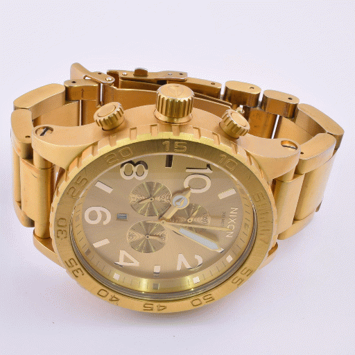 【クォーツ】NIXON ニクソン THE51-30 オールゴールド【腕周り:17.0mm】