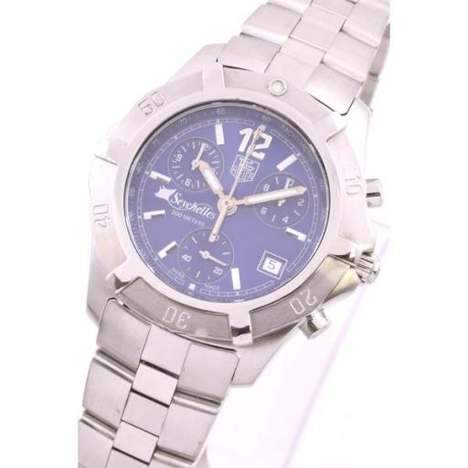 【OH済み】タグホイヤー　セイシェル諸島限定品　【腕回り18.0cm】