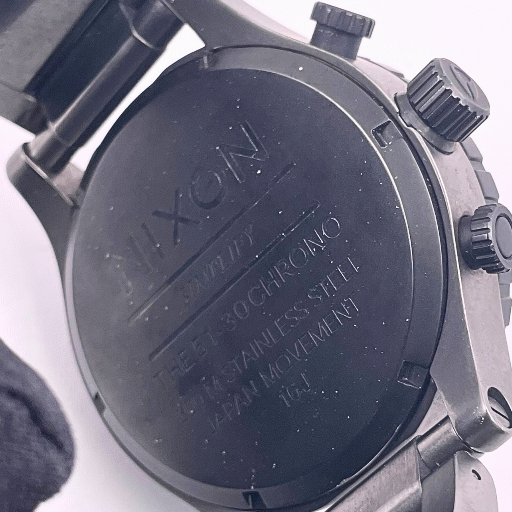 【良品中古】NIXON (ニクソン)THE51-30　クロノグラフ　オールブラック【電池交換済み】